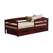 Кровать Нота Плюс Эстелла 90X190 (Масив, красное дерево, 2.5 см)