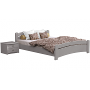 Кровать Венеция Эстелла 90X200 (Масив, серый , 2.5 см)