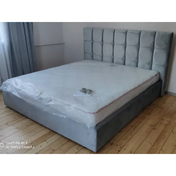 Мягкая Кровать “Сантьяго” 90X190 без подьемного механизма (5.5см, 1-я категория)