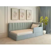 Мягкая Кровать “Скандинавия” 90X190 без подйомного механизма (5.5см, 1-а категория , Без бортика)