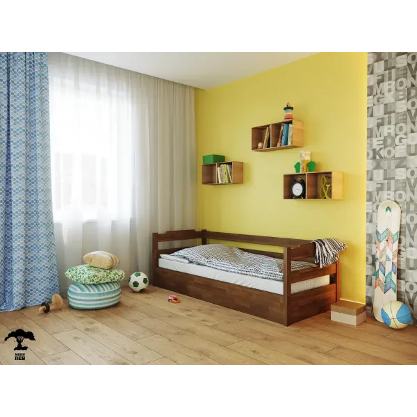 Кровать “Милена” с подьемным механизмом 90X200 (Лак, 5.5см)